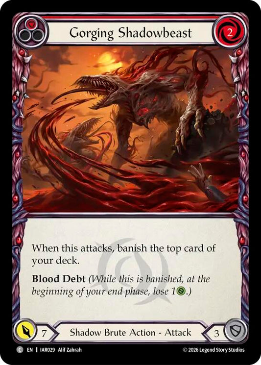 Gorging Shadowbeast (Red)