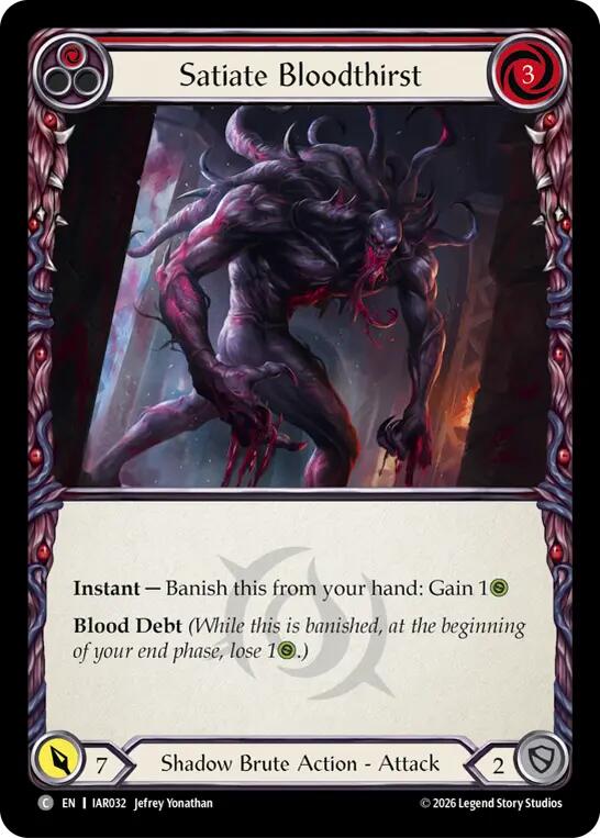 Satiate Bloodthirst (Red)