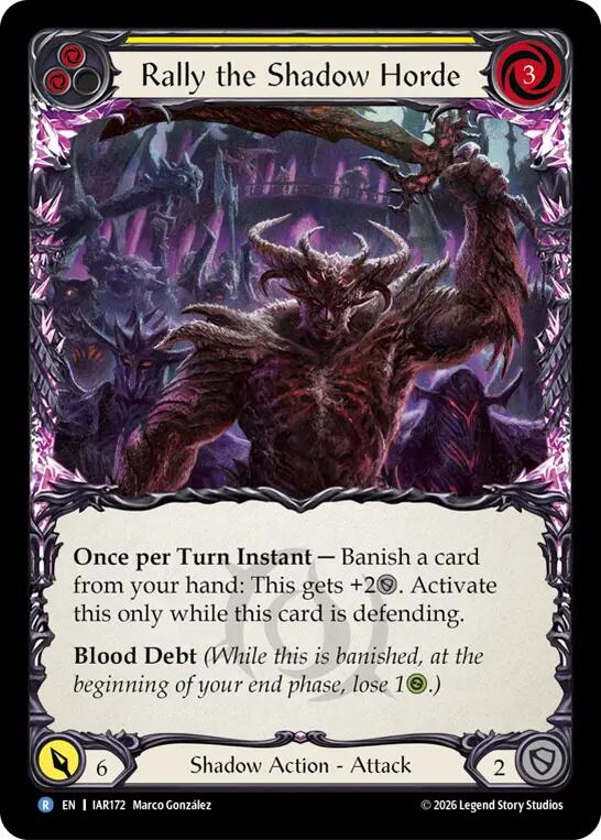 Rally the Shadow Horde (Yellow)